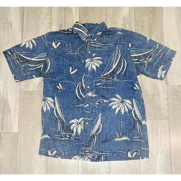 Reyn Spooner Men’s Hawaiian Shirt Size Medium - Picture 1 of 8